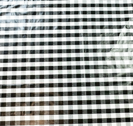 Square PVC Wipeable Waterproof Fibre Tablecloth (140x140 cm)