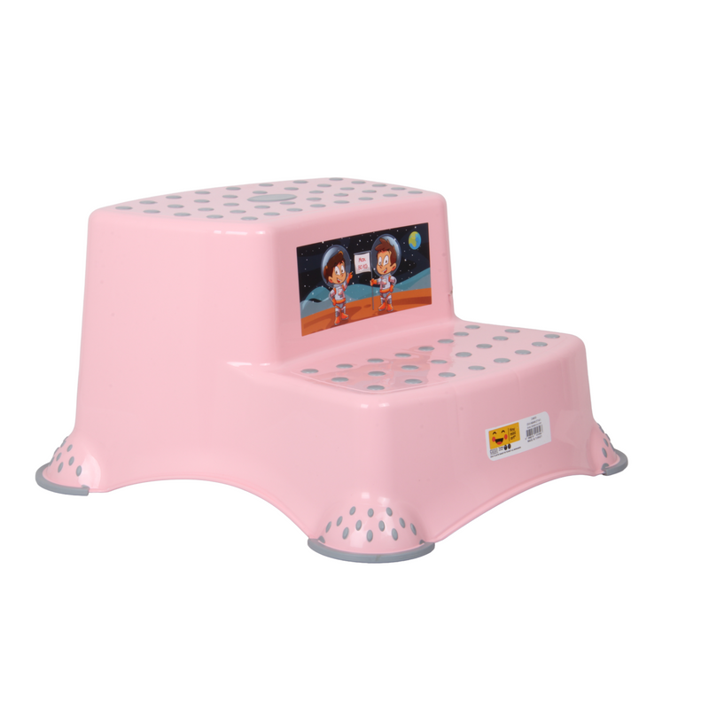 Kids Step Stool. Anti Slip 2 Steps Stool for Toddlers.