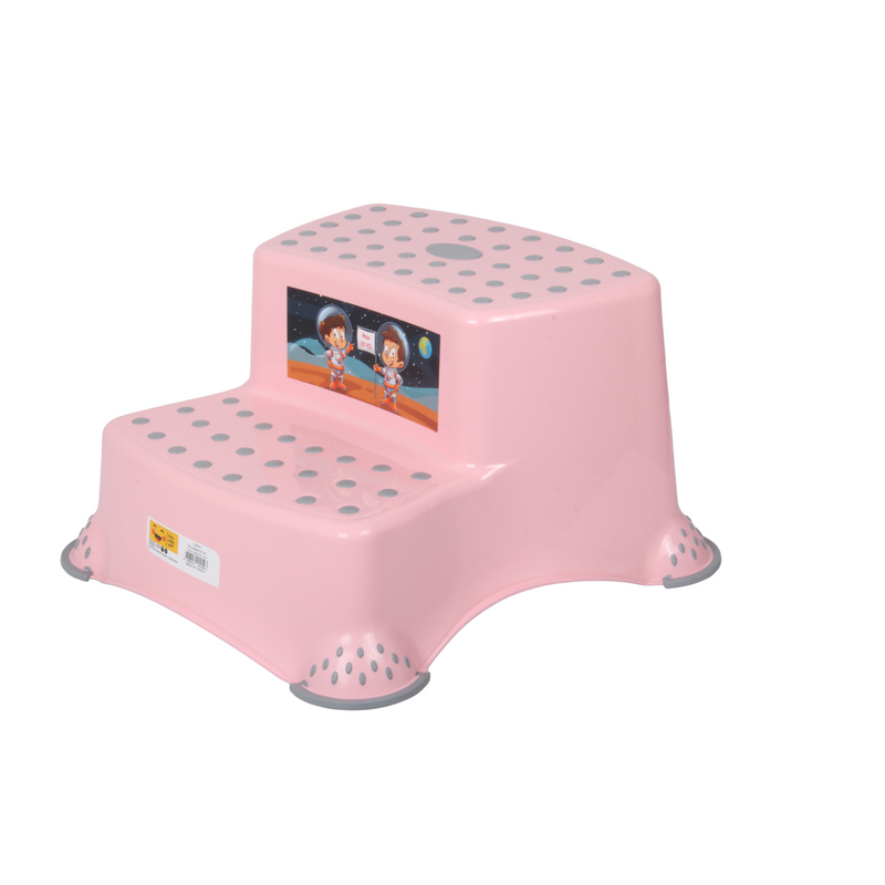 Kids Step Stool. Anti Slip 2 Steps Stool for Toddlers.