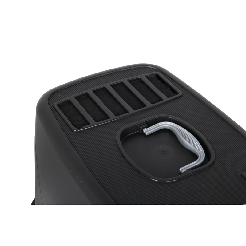 Pet Hooded Litter Tray Box with Scoop. Carbon Filter Litter Box.