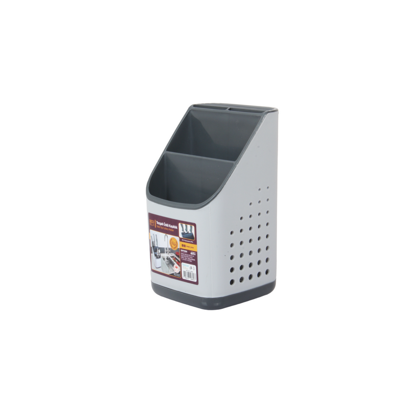 Utensil Drainer & Organiser. Cutlery Holder. (4 Compartment) Kitchen Sink Caddy.