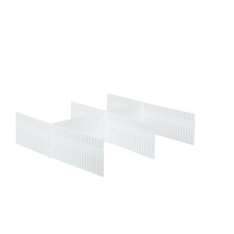 4x Drawer Dividers. Adjustable Drawer Organizer. Customized Drawer Separators.