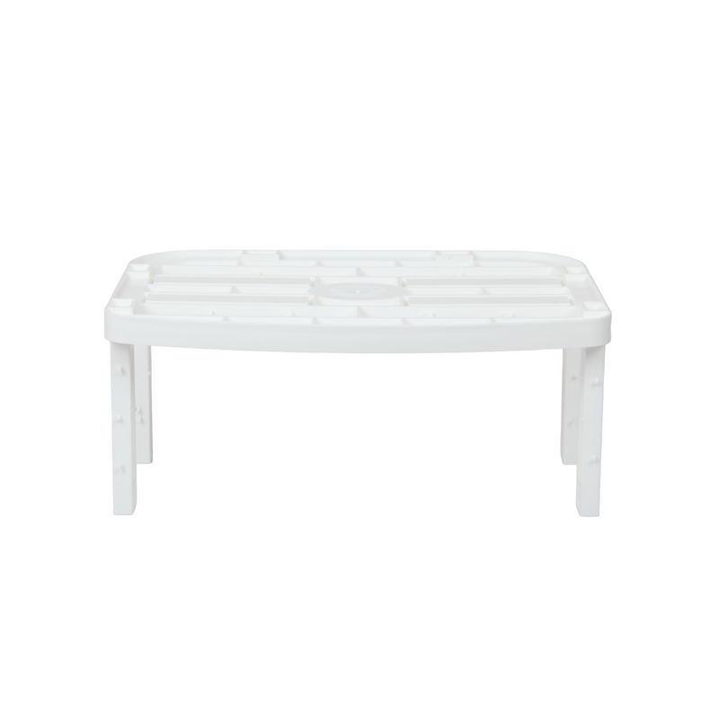 Cupboard Shelf Organizer. Kitchen Cabinet Shelf. (White)