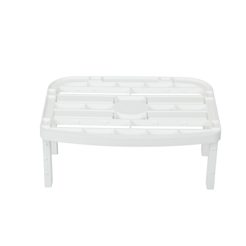 Cupboard Shelf Organizer. Kitchen Cabinet Shelf. (White)