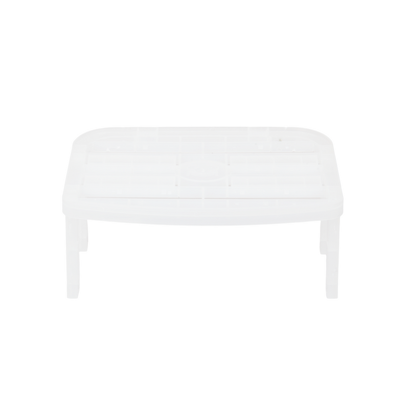 Cupboard Shelf Organizer. Kitchen Cabinet Shelf. (Clear)