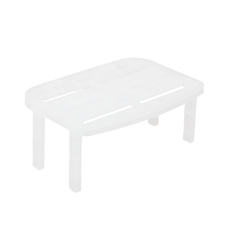 Cupboard Shelf Organizer. Kitchen Cabinet Shelf. (Clear)