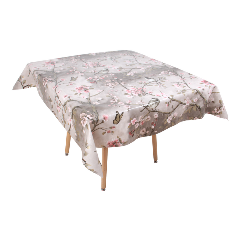 Square PVC Wipeable Waterproof Fibre Tablecloth (140x140 cm)