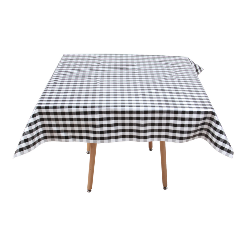 Square PVC Wipeable Waterproof Fibre Tablecloth (140x140 cm)