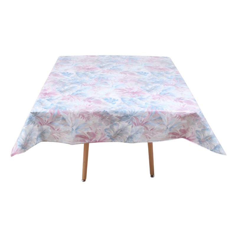 Square PVC Wipeable Waterproof Fibre Tablecloth (140x140 cm)