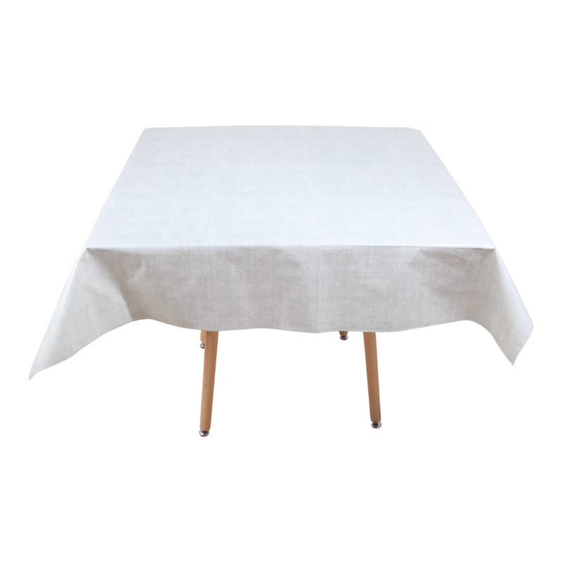 Square PVC Wipeable Waterproof Fibre Tablecloth (140x140 cm)