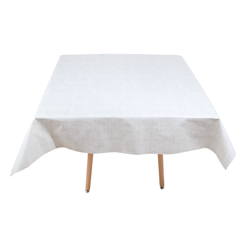 Square PVC Wipeable Waterproof Fibre Tablecloth (140x140 cm)