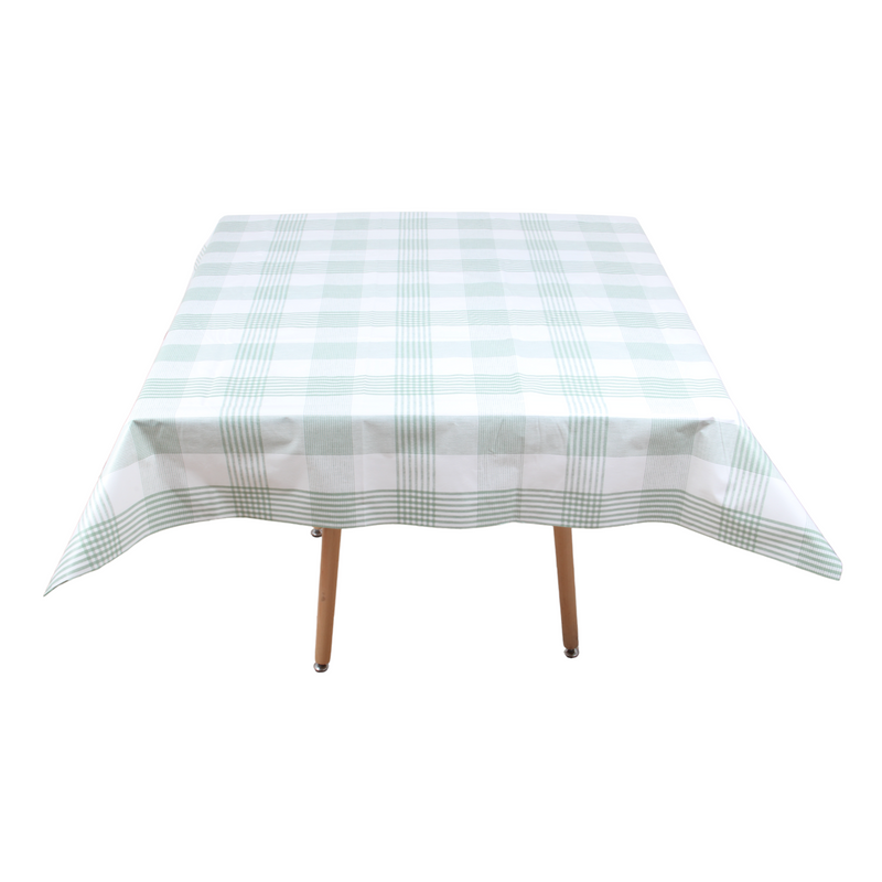 Square PVC Wipeable Waterproof Fibre Tablecloth (140x140 cm)