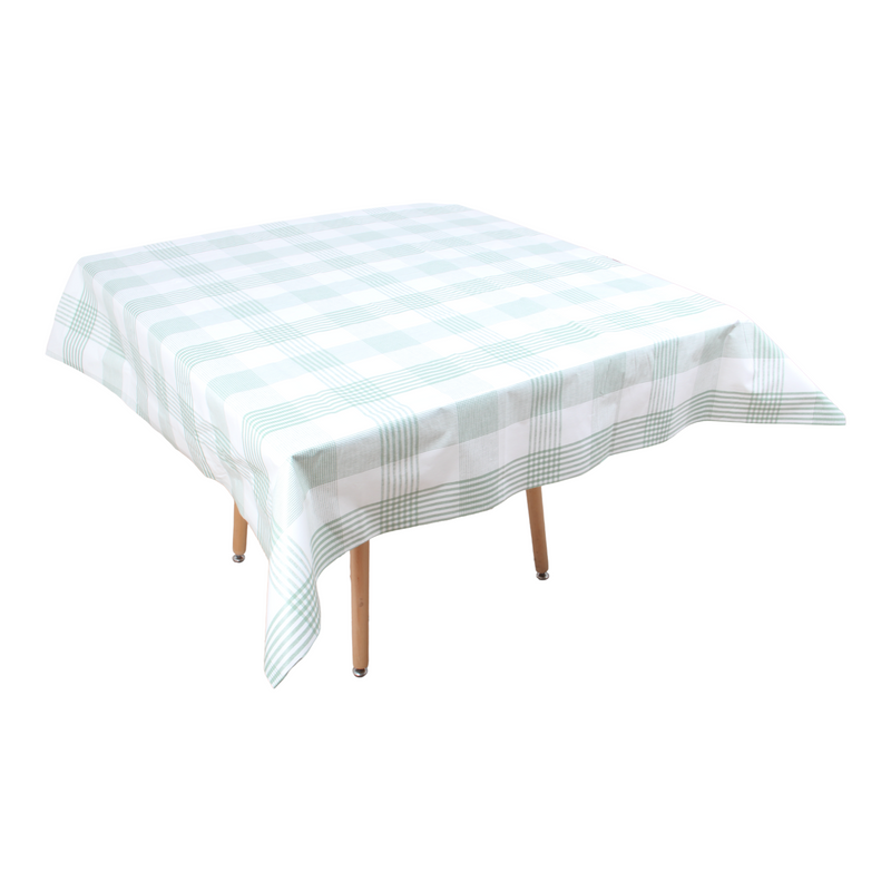 Square PVC Wipeable Waterproof Fibre Tablecloth (140x140 cm)