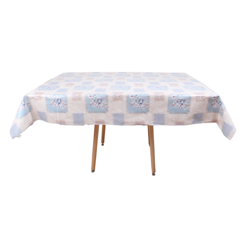 Rectangular Tablecloth. PVC (140x180cm) Waterproof Table Cloth. Easy Wipe Clean.