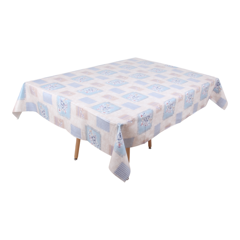 Rectangular Tablecloth. PVC (140x180cm) Waterproof Table Cloth. Easy Wipe Clean.