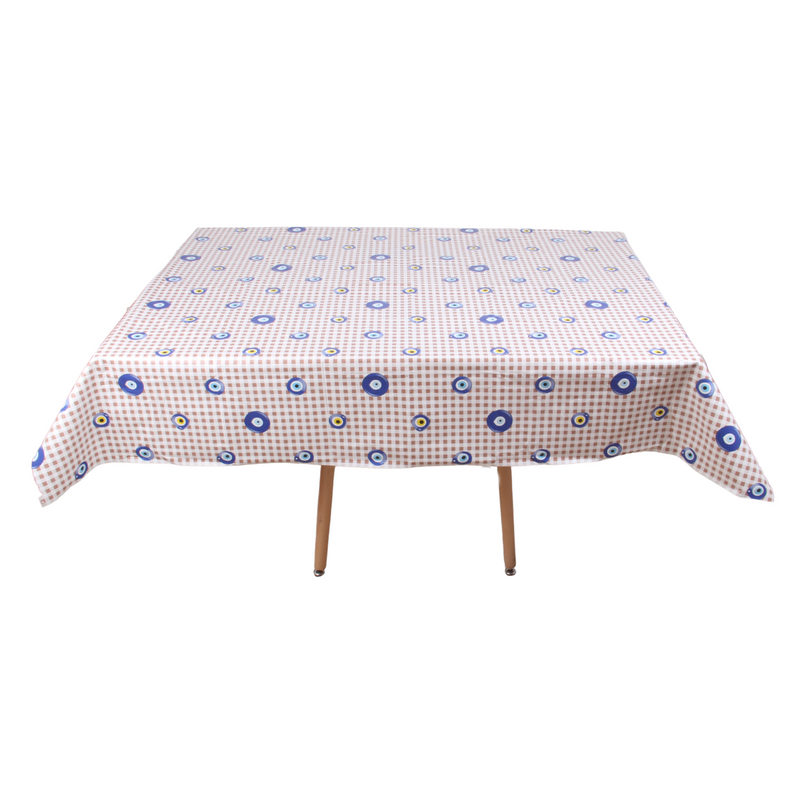 Rectangular Tablecloth. PVC (140x180cm) Waterproof Table Cloth. Easy Wipe Clean.