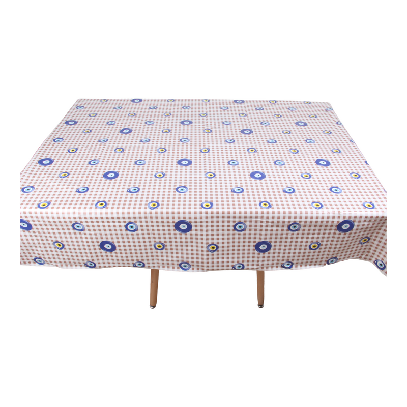 Rectangular Tablecloth. PVC (140x180cm) Waterproof Table Cloth. Easy Wipe Clean.