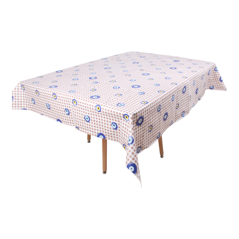 Rectangular Tablecloth. PVC (140x180cm) Waterproof Table Cloth. Easy Wipe Clean.