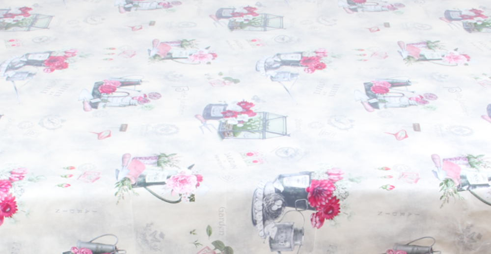 Rectangular Tablecloth. PVC (140x180cm) Waterproof Table Cloth. Easy Wipe Clean.
