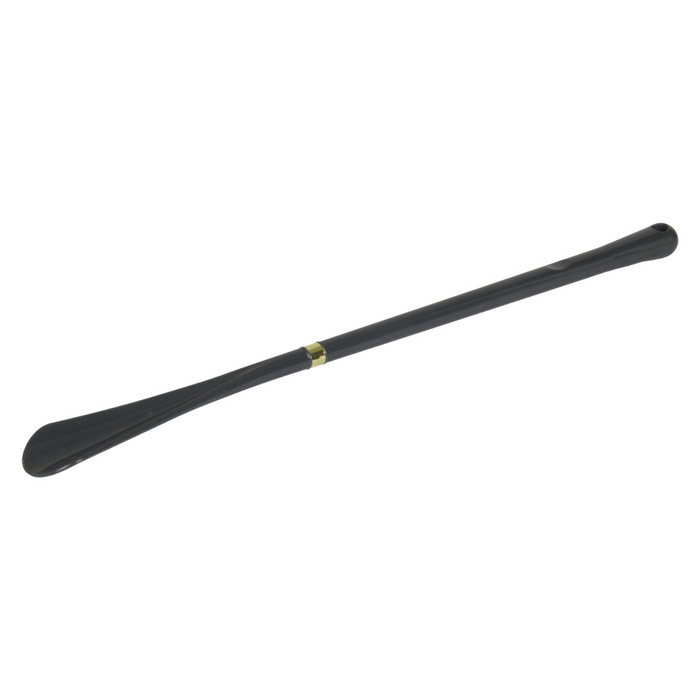 2x Extra Long Shoe Horn. Strong Plastic and Hanging Hole. (52 cm) (Antrasit)