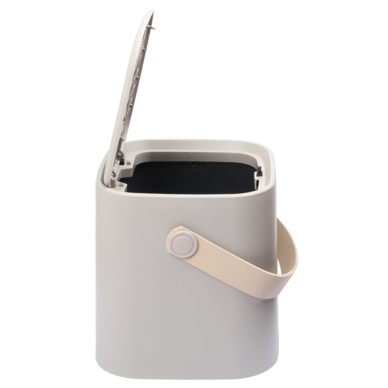 4 Liter Touch Top Dustbin. Removable Bucket. Soft Handle.