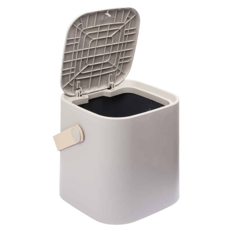 4 Liter Touch Top Dustbin. Removable Bucket. Soft Handle.