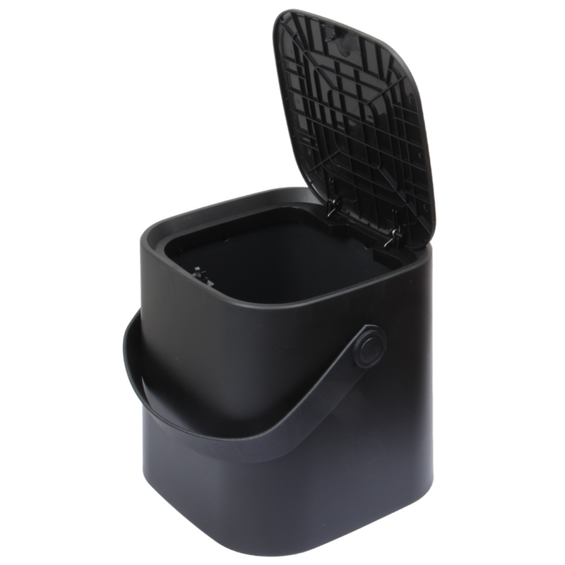 4 Liter Touch Top Dustbin. Removable Bucket. Soft Handle.