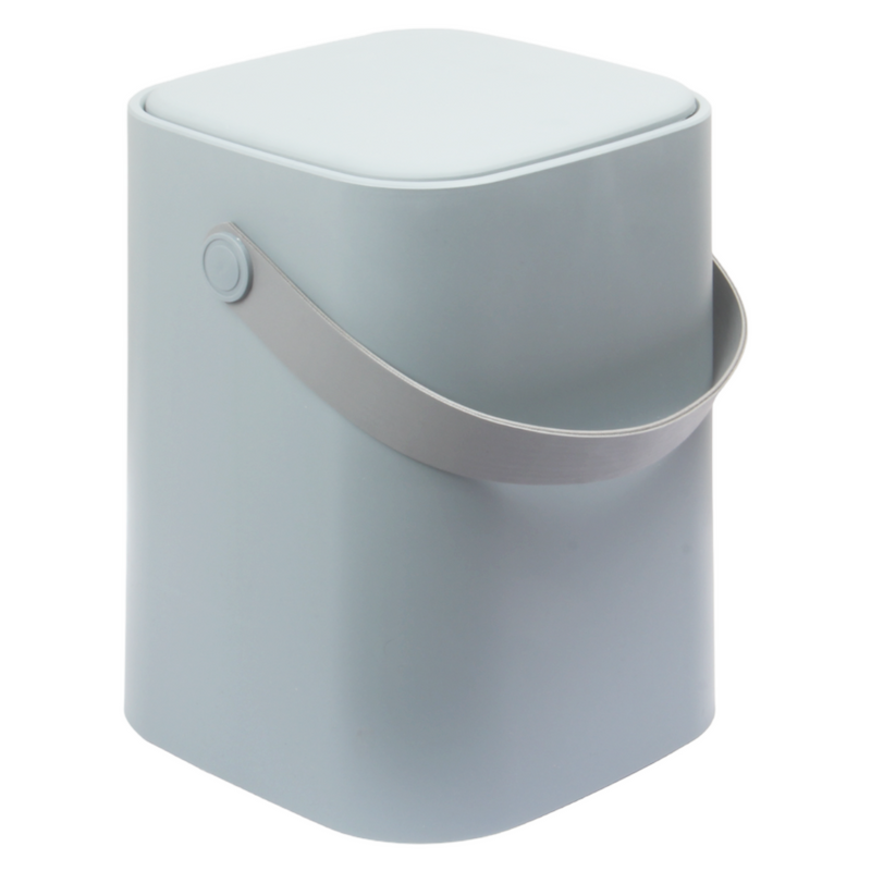 8 Liter Touch Top Dustbin. Removable Bucket. Soft Handle.