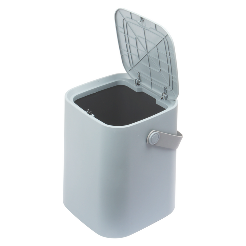 8 Liter Touch Top Dustbin. Removable Bucket. Soft Handle.