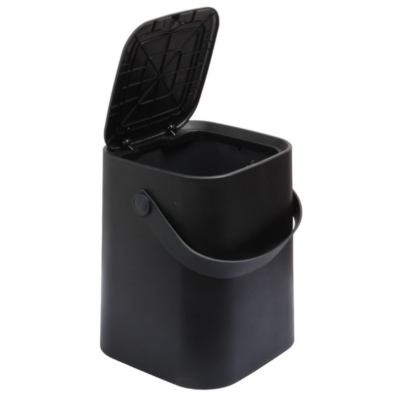8 Liter Touch Top Dustbin. Removable Bucket. Soft Handle.