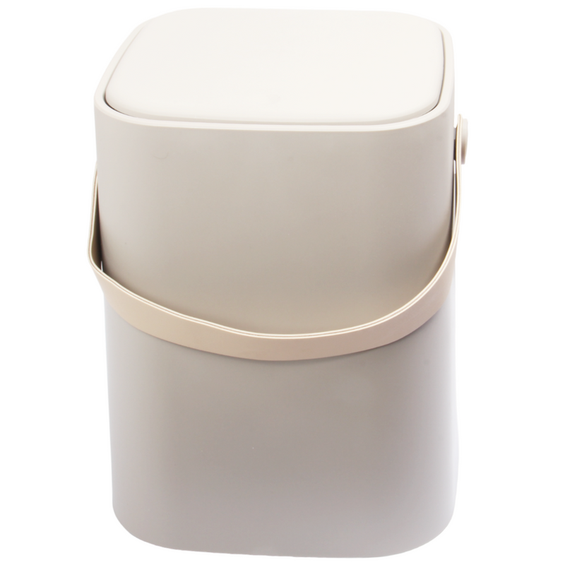 8 Liter Touch Top Dustbin. Removable Bucket. Soft Handle.