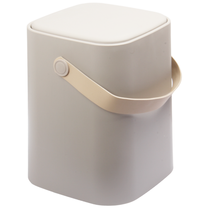 8 Liter Touch Top Dustbin. Removable Bucket. Soft Handle.