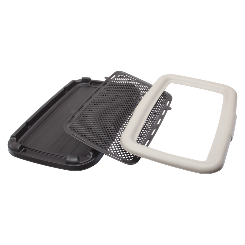 Puppy Litter Tray Training. Dog Litter Pad.