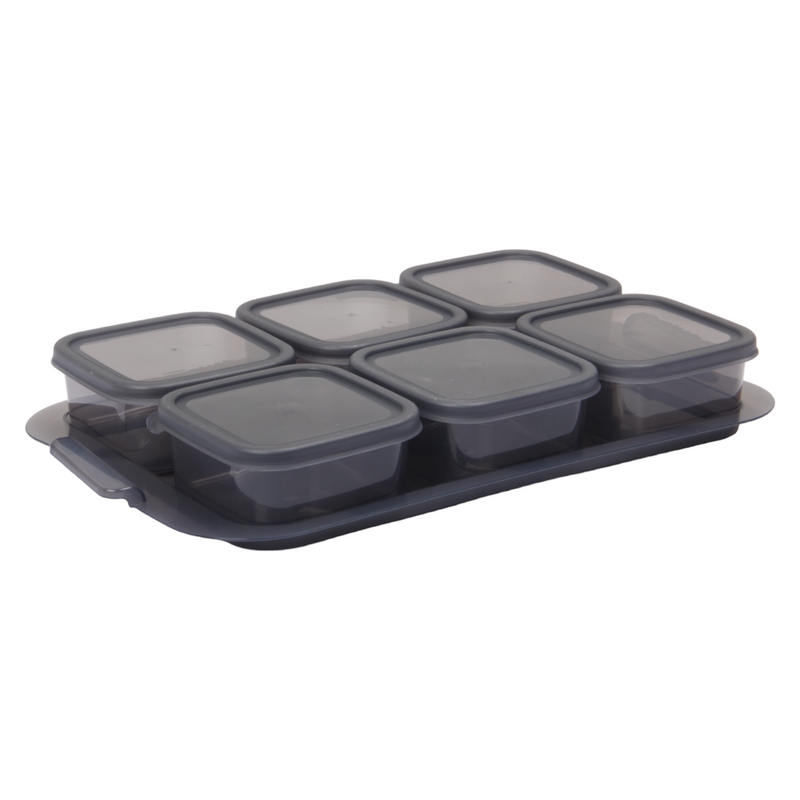 Breakfast Serving Bowl Set with Tray. 6pcs Food Storage Box.