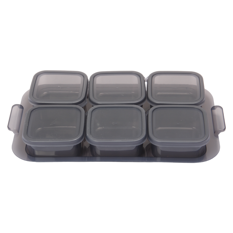Breakfast Serving Bowl Set with Tray. 6pcs Food Storage Box.