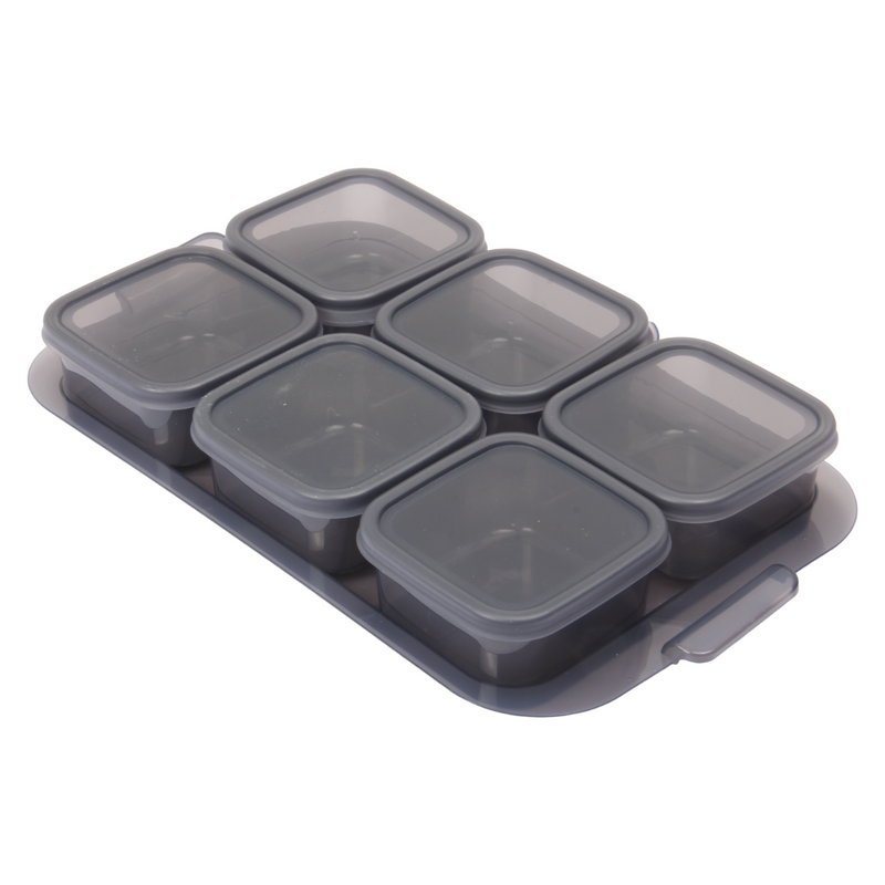 Breakfast Serving Bowl Set with Tray. 6pcs Food Storage Box.