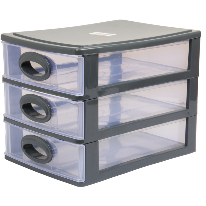 Storage Unit Desktop Image Small Storage Unit with Drawers. 3 Tier Desktop Storage Tower. — All In ...