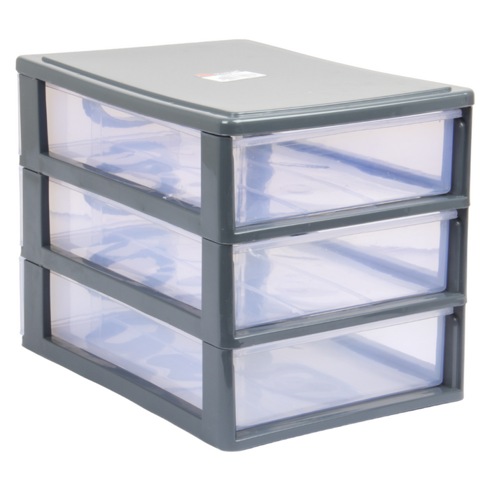 Storage Unit Desktop Image Small Storage Unit with Drawers. 3 Tier Desktop Storage Tower. — All In ...
