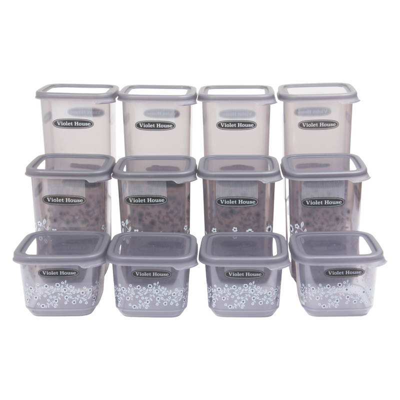 Food Storage Container Set. (Set of 12)