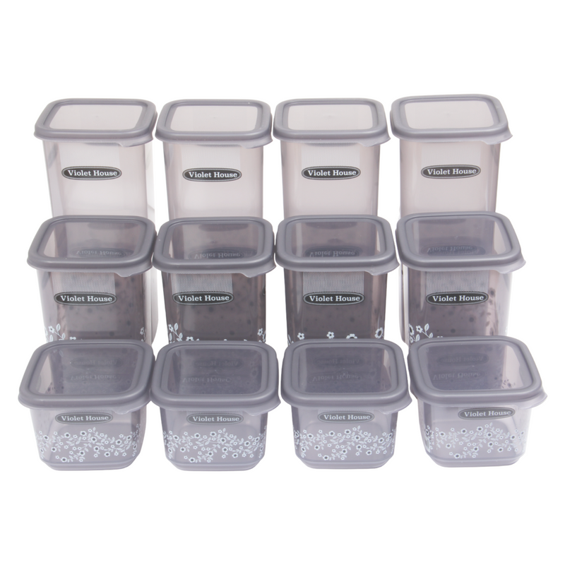 Food Storage Container Set. (Set of 12)