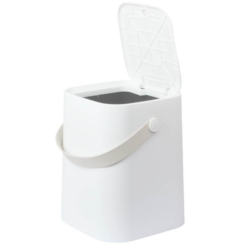 8 Liter Touch Top Dustbin. Removable Bucket. Soft Handle.