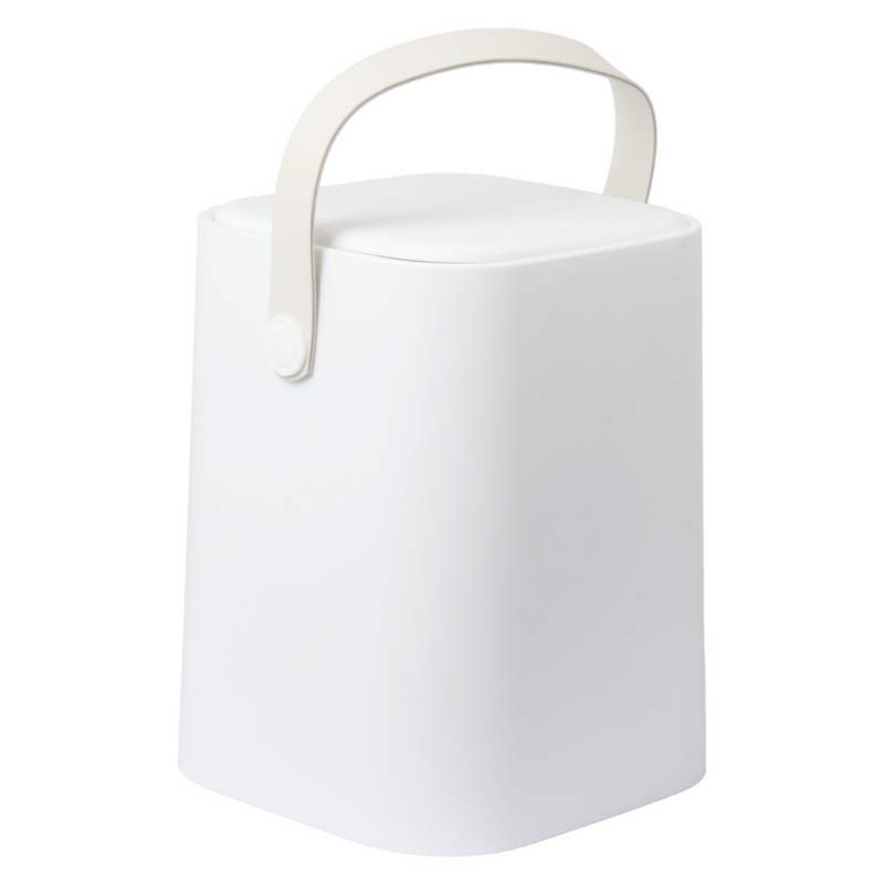 8 Liter Touch Top Dustbin. Removable Bucket. Soft Handle.