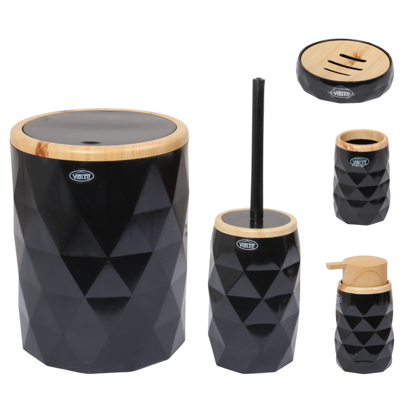 Bathroom Accessory Set. (Set of 5)