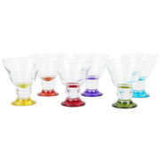 coloured base glass bowl