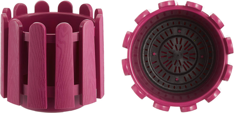 Garden Fence Style Round Flower Pot Planter with Water Drainage. (2.6 Lt / 6.6 Lt / 14.1 Lt)