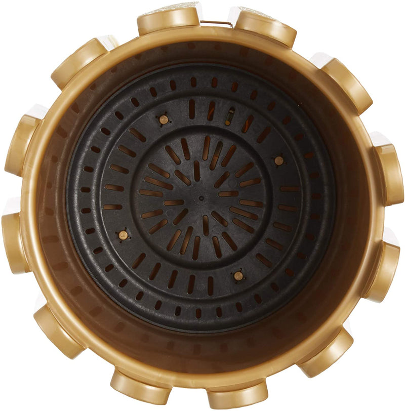 Garden Fence Style Round Flower Pot Planter with Water Drainage. (2.6 Lt / 6.6 Lt / 14.1 Lt)