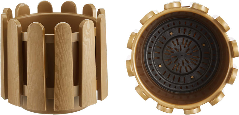 Garden Fence Style Round Flower Pot Planter with Water Drainage. (2.6 Lt / 6.6 Lt / 14.1 Lt)