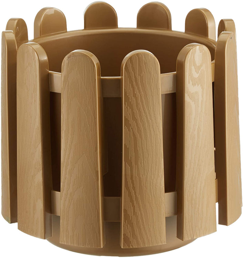 Garden Fence Style Round Flower Pot Planter with Water Drainage. (2.6 Lt / 6.6 Lt / 14.1 Lt)