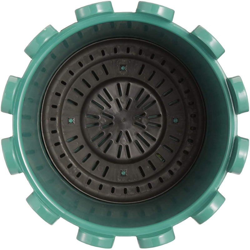 Garden Fence Style Round Flower Pot Planter with Water Drainage. (2.6 Lt / 6.6 Lt / 14.1 Lt)