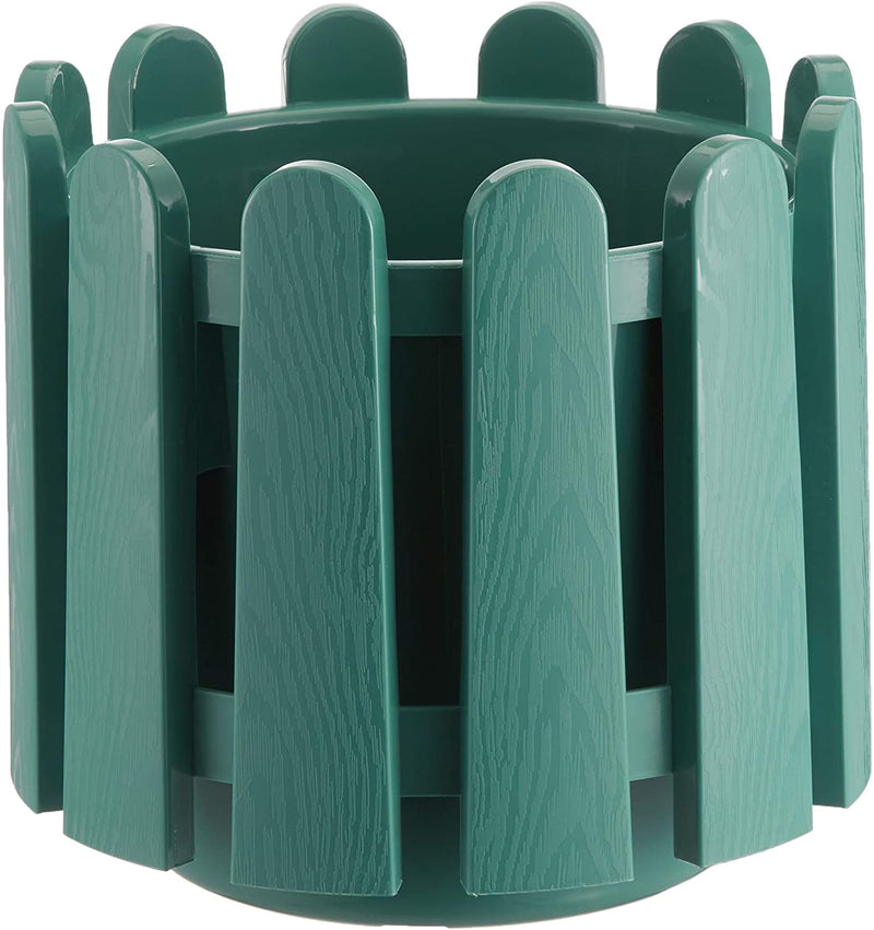 Garden Fence Style Round Flower Pot Planter with Water Drainage. (2.6 Lt / 6.6 Lt / 14.1 Lt)